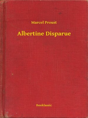 cover image of Albertine Disparue